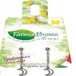 Pendientes Farmabijoux Luna De Plata
