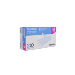 Guante Nitrilo 100 U T-M S/Polvo Sensifl