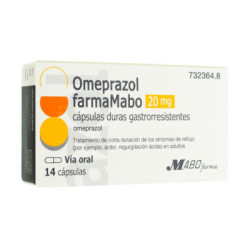Omeprazol farmamabo 20 mg 14 capsulas duras gastrorresistentes